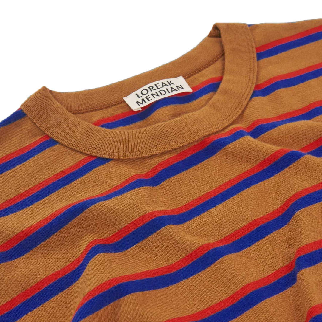 Zelai Stripe T-Shirt Caramel