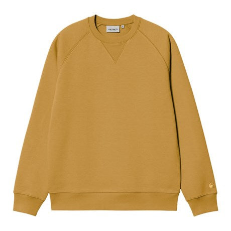 Carhartt WIP Chase Sweat Sunray / Gold Front View Image