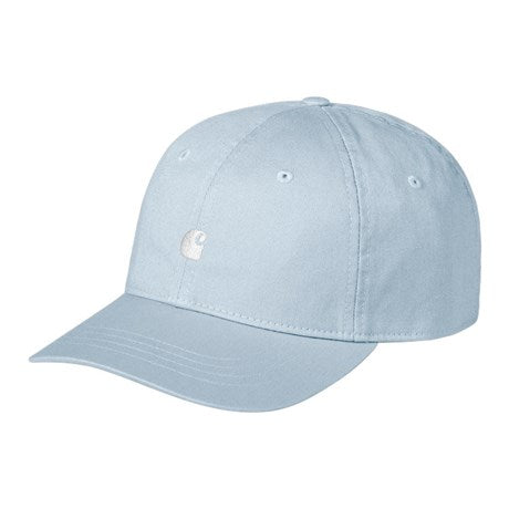 Carhartt WIP Madison Twill Cap Frosted Blue Front View Image