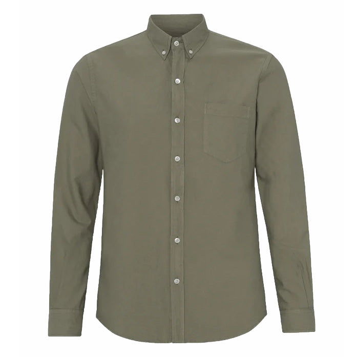 Colorful Standard Organic Cotton Oxford Shirt Dusty Olive