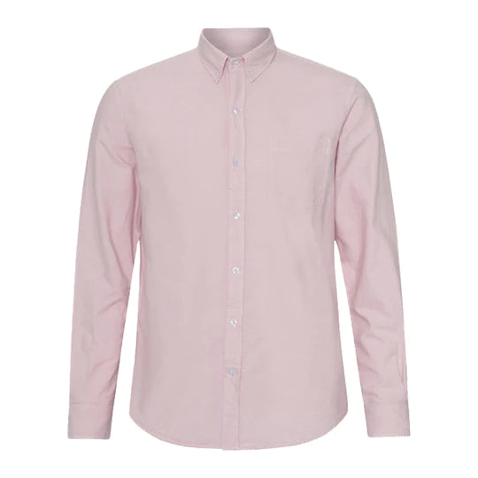 Colorful Standard Organic Cotton Oxford Shirt Faded Pink Front Image