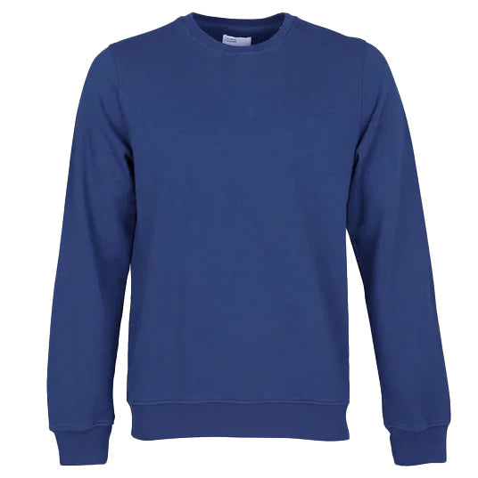 Colorful Standard Organic Crew Sweat Royal Blue Front Image