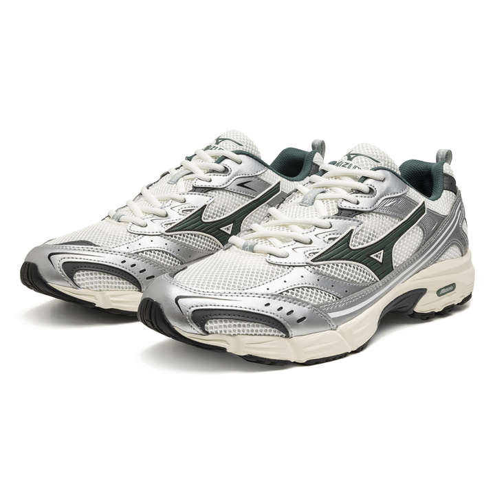 Mizuno MXR Trainer Snow White/Bistro Green/Silver
