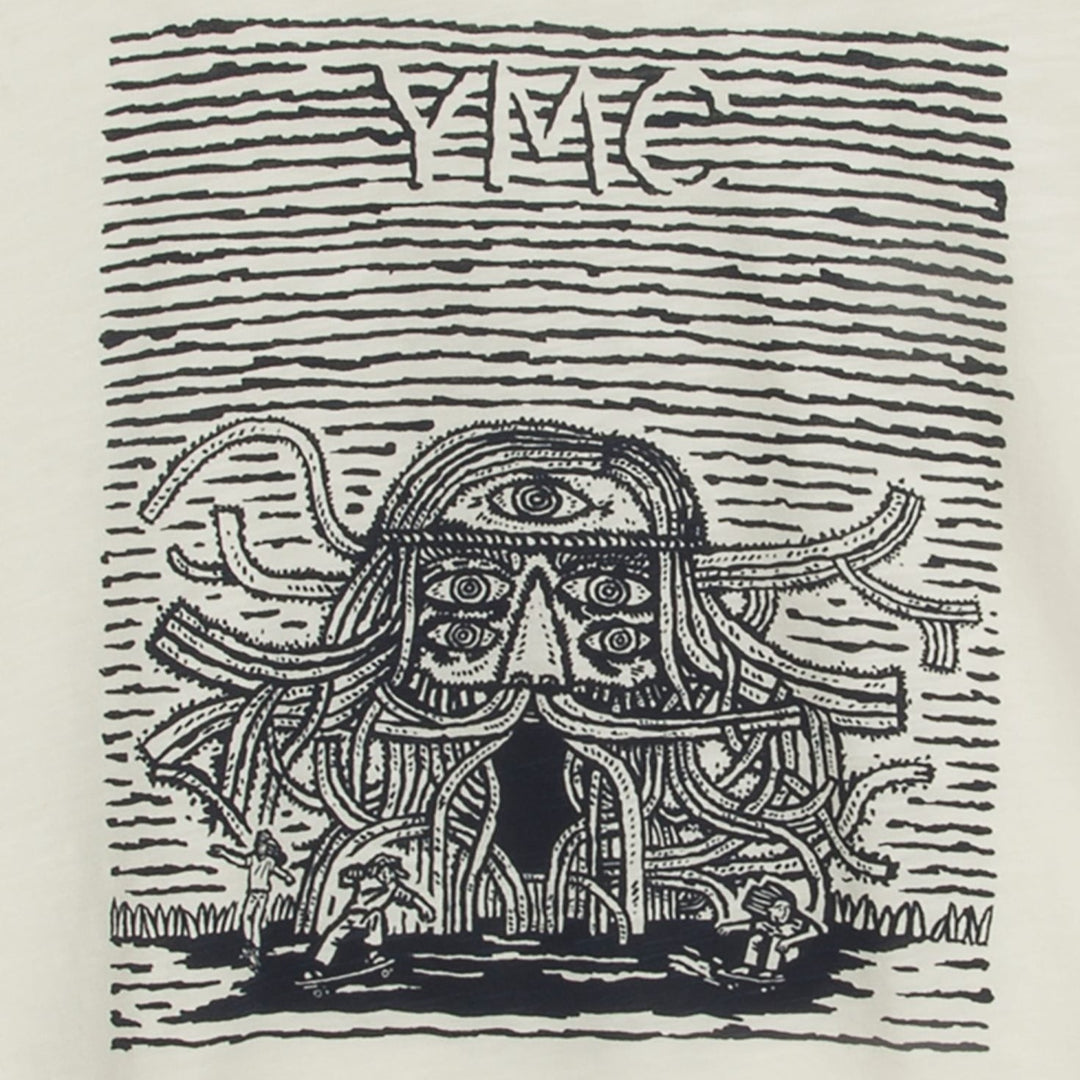 YMC Mystery Machine Tee White Print Image