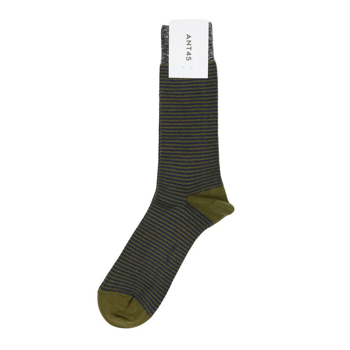 ANT45 Boston Socks Olive - Merchant Menswear