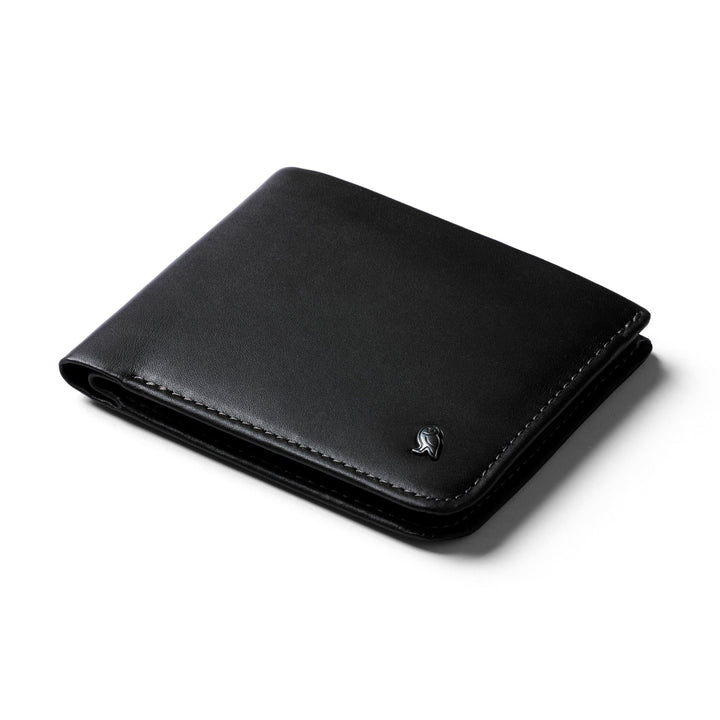 Bellroy Hide & Seek Leather Wallet Black - Merchant Menswear