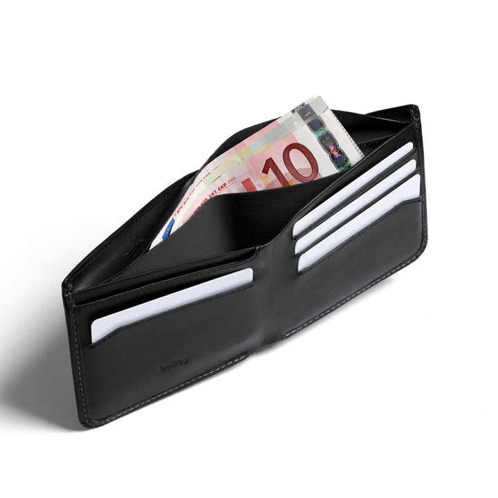 Bellroy Hide & Seek Leather Wallet Black - Merchant Menswear