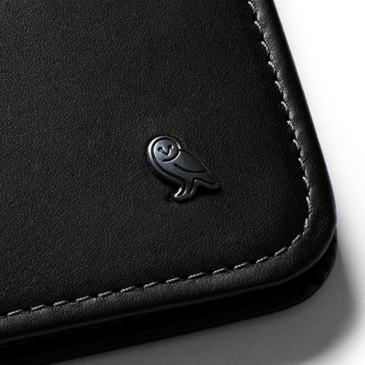 Bellroy Hide & Seek Leather Wallet Black - Merchant Menswear