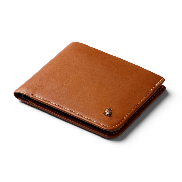 Bellroy Hide & Seek Leather Wallet Caramel - Merchant Menswear