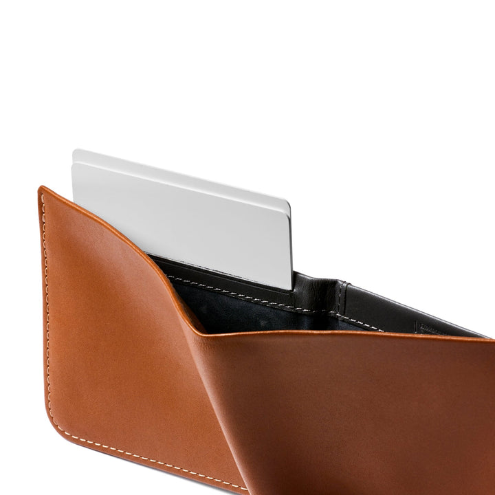 Bellroy Hide & Seek Leather Wallet Caramel - Merchant Menswear