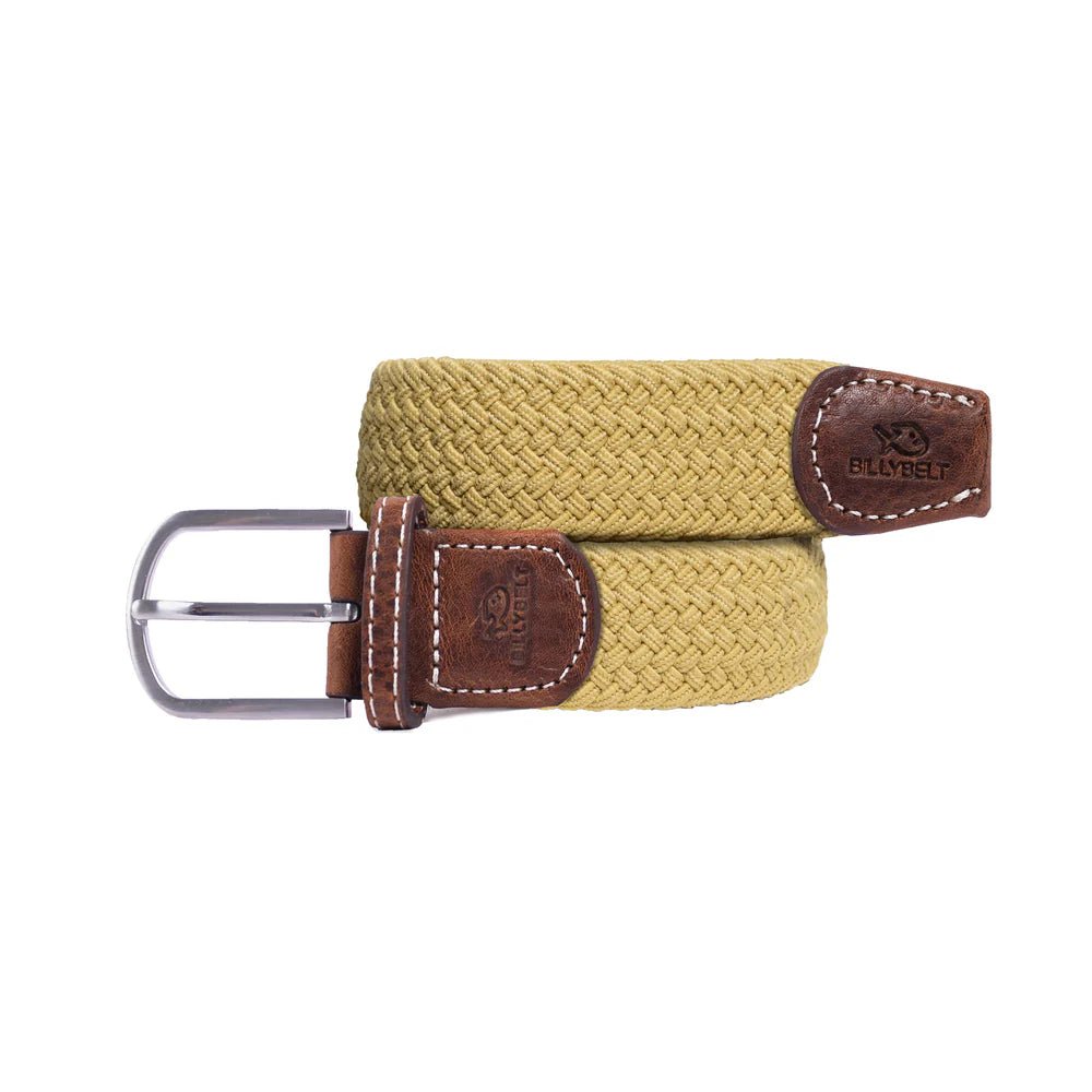 Braided Belt Curry Yellow - Merchant Menswear