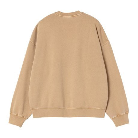 Carhartt WIP Benton Cotton Sweat Peanut Garment Dye - Merchant Menswear