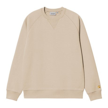Carhartt WIP Chase Sweat Fleur De Sel/Gold Front