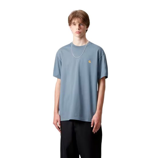 Carhartt WIP Chase Tee Angelite / Gold - Merchant Menswear