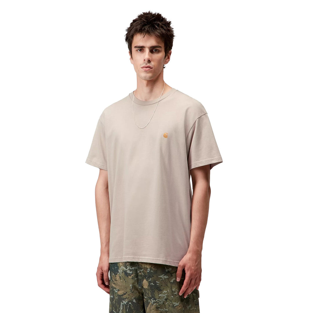 Carhartt WIP Chase Tee Fleur De Sel/Gold - Merchant Menswear