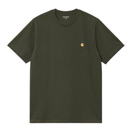 Carhartt WIP Chase Tee Olive / Gold - Merchant Menswear