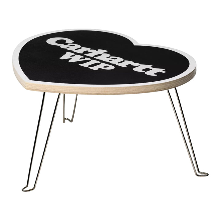 Carhartt WIP Heart Birch Folding Table Black/White - Merchant Menswear