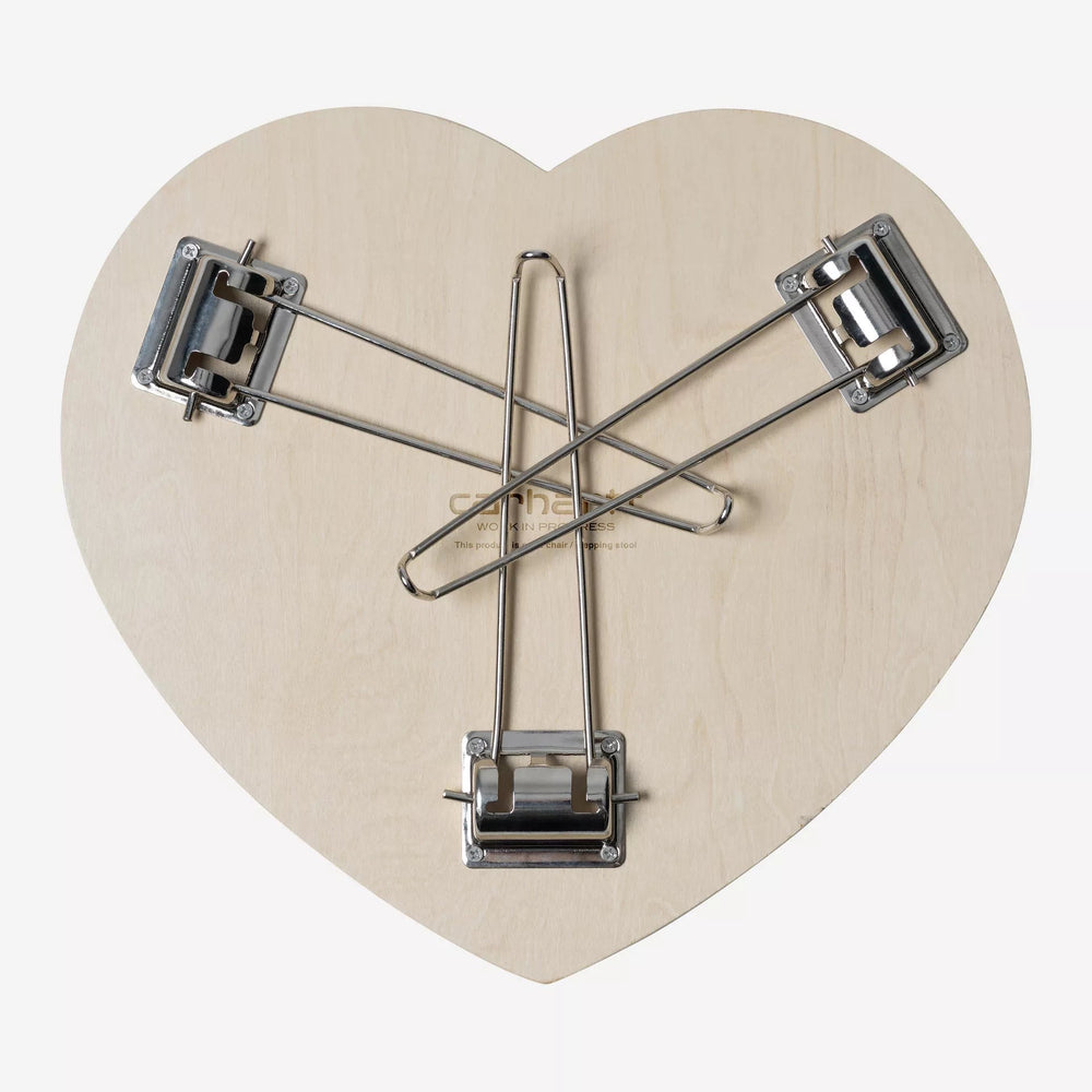 Carhartt WIP Heart Birch Folding Table Black/White - Merchant Menswear