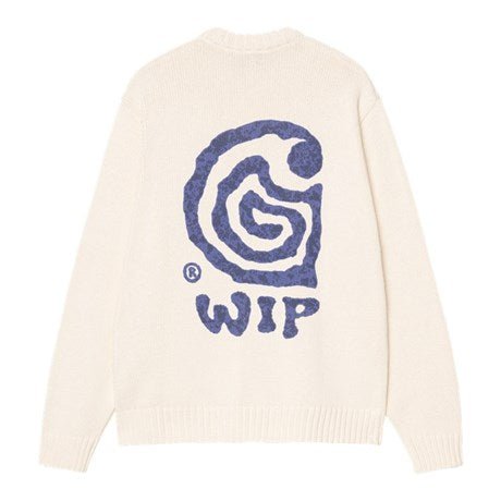 Carhartt WIP Helix Sweater Natural - Merchant Menswear