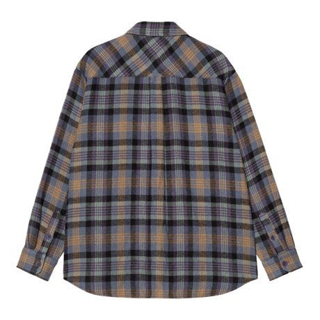 Carhartt WIP L/S Dern Herringbone Shirt Dern Check - Merchant Menswear