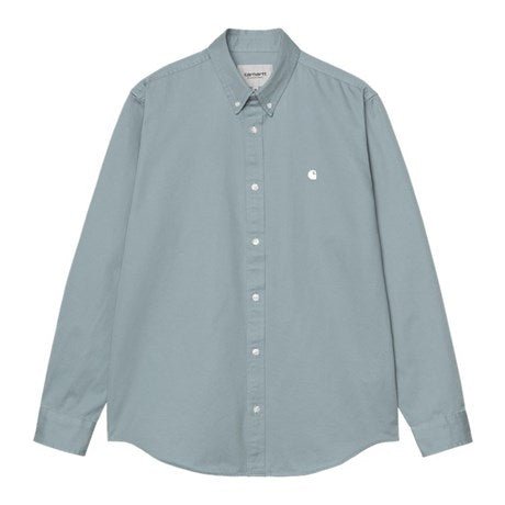 Carhartt WIP L/S Madison Twill Shirt Citadel / Wax - Merchant Menswear