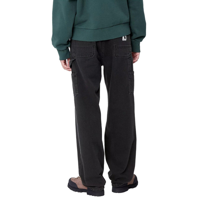 Carhartt WIP Women W" Pierce Pant Black Stone Washed - Merchant Menswear