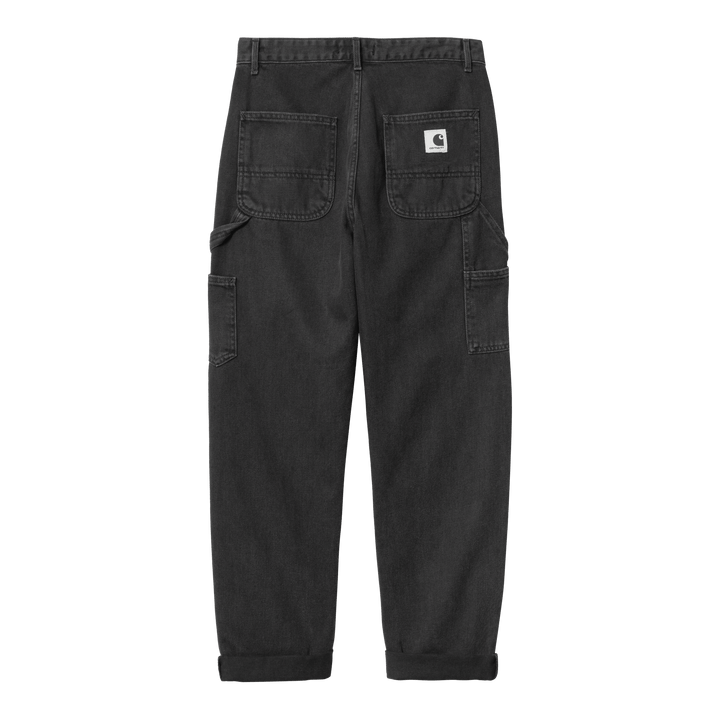Carhartt WIP Women W" Pierce Pant Black Stone Washed - Merchant Menswear