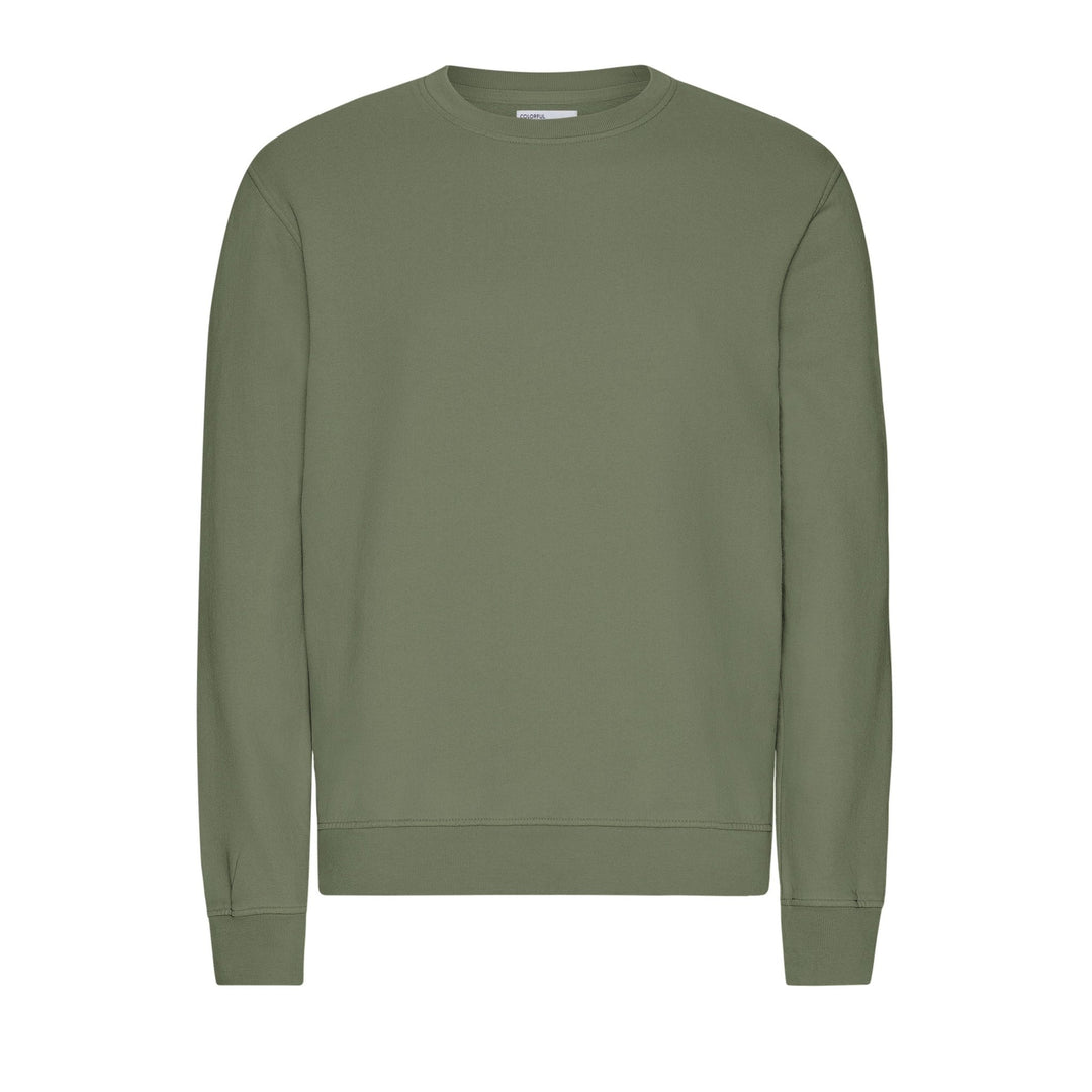 Classic Organic Crew Dusty Olive - Merchant Menswear