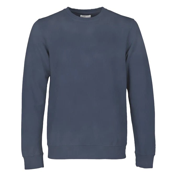Classic Organic Crew Neptune Blue - Merchant Menswear