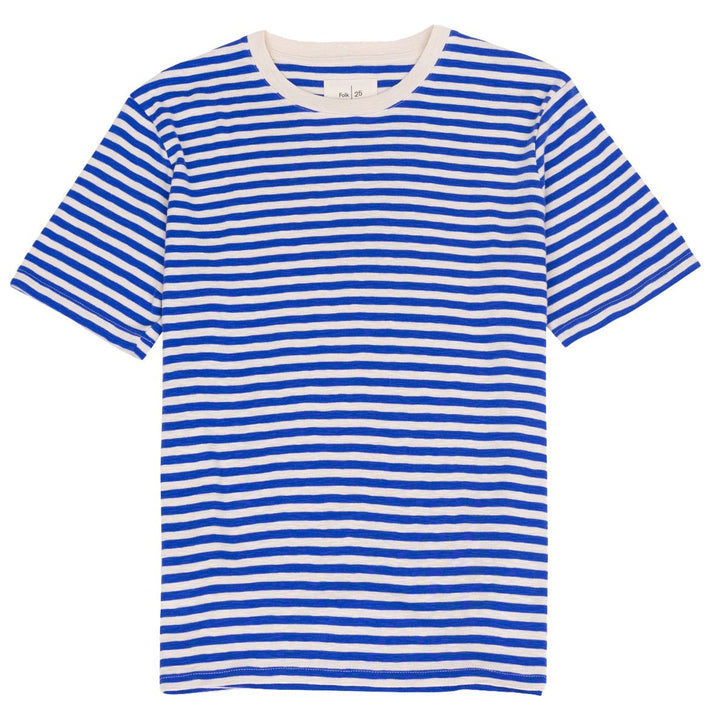 Classic Stripe T-Shirt Ultraviolet Strip - Merchant Menswear