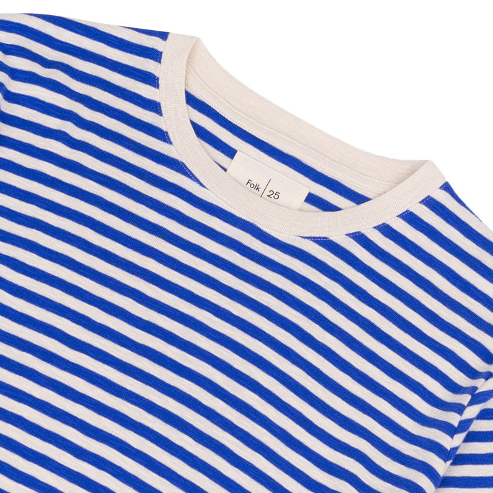 Classic Stripe T-Shirt Ultraviolet Strip - Merchant Menswear