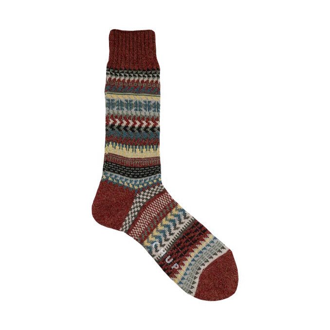 Dry Valley Socks Brick - Merchant Menswear