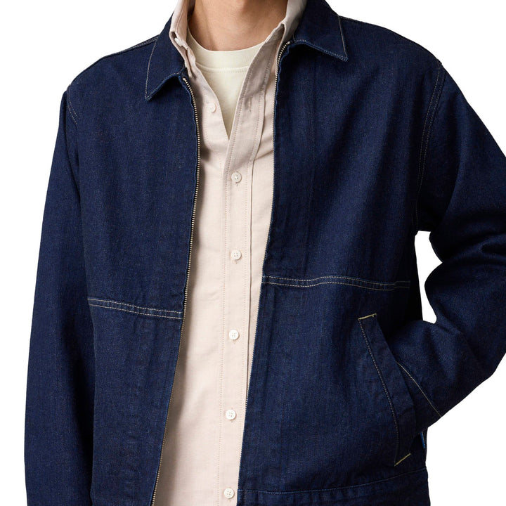 Gramicci Japanese Slub Denim Jacket Indigo - Merchant Menswear