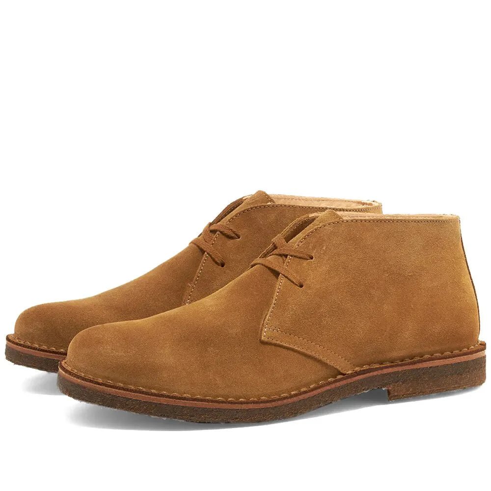 Greenflex Suede Desert Boot Whiskey - Merchant Menswear