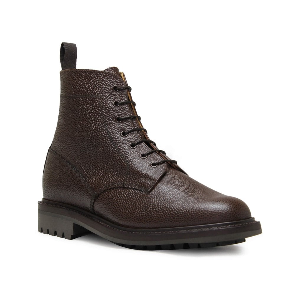 Kelso Grain Derby Boot Walnut - Merchant Menswear