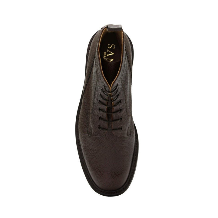 Kelso Grain Derby Boot Walnut - Merchant Menswear
