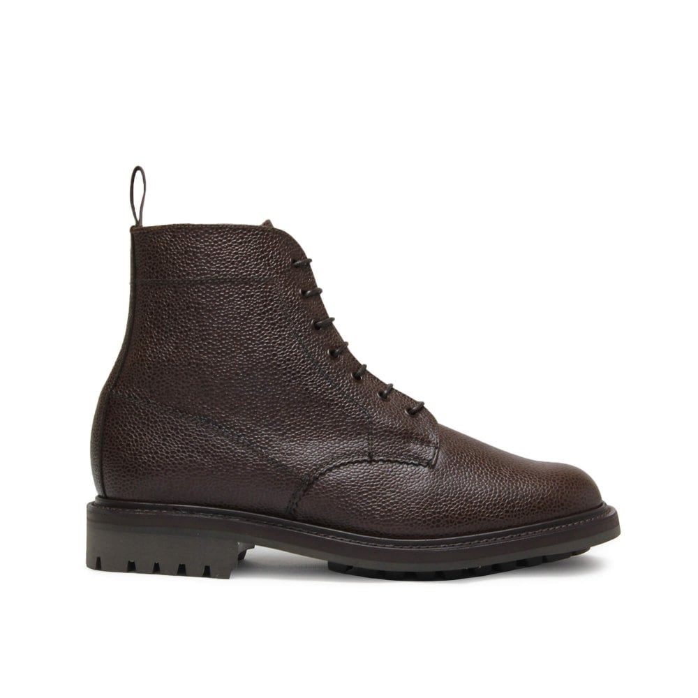Kelso Grain Derby Boot Walnut - Merchant Menswear