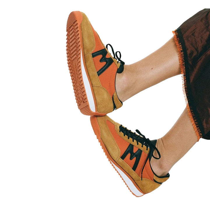 Mestari Trainer Jaffa Orange / Black - Merchant Menswear