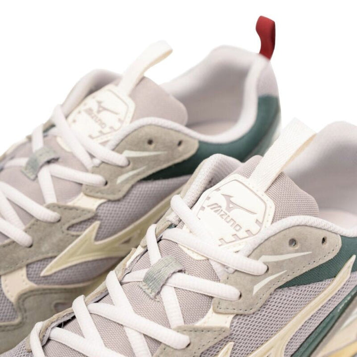 Mizuno Wave Rider 10 Premium Opal Grey / Pristine / Bistro Green - Merchant Menswear