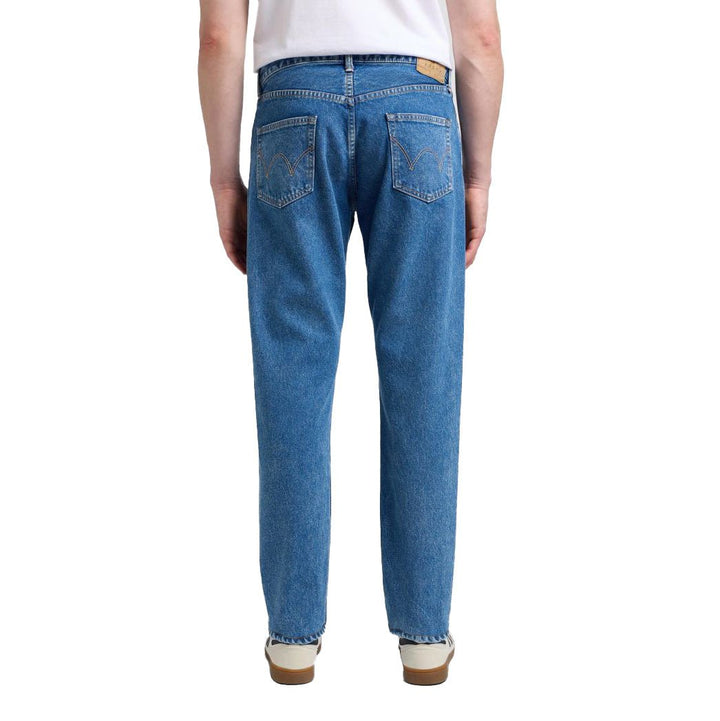 Reg Tapered Kaihara Open End Denim Blue Mid Light Used - Merchant Menswear