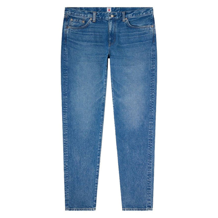 Reg Tapered Kaihara Open End Denim Blue Mid Light Used - Merchant Menswear