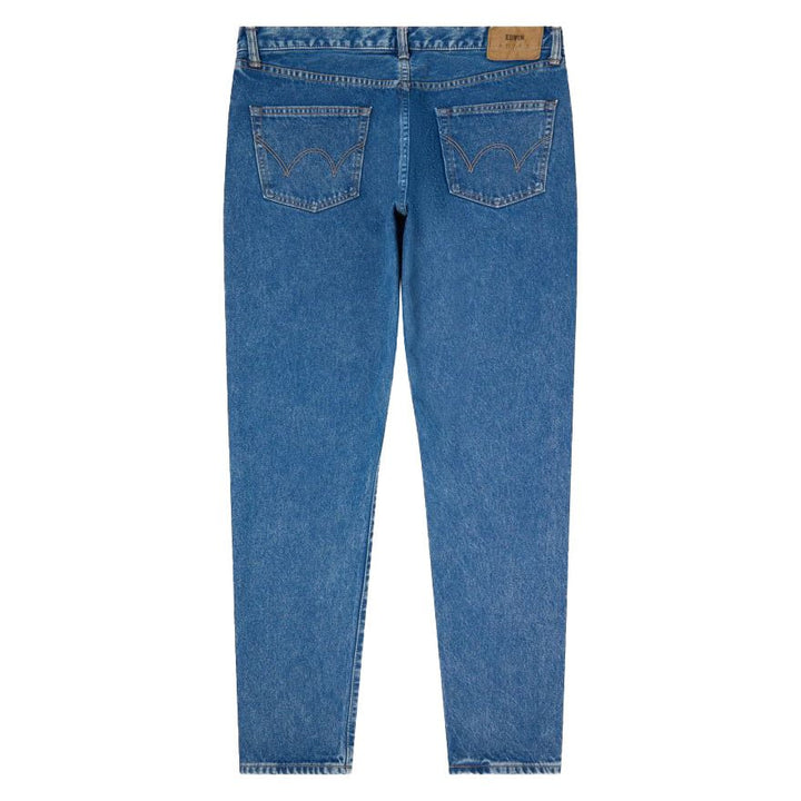 Reg Tapered Kaihara Open End Denim Blue Mid Light Used - Merchant Menswear