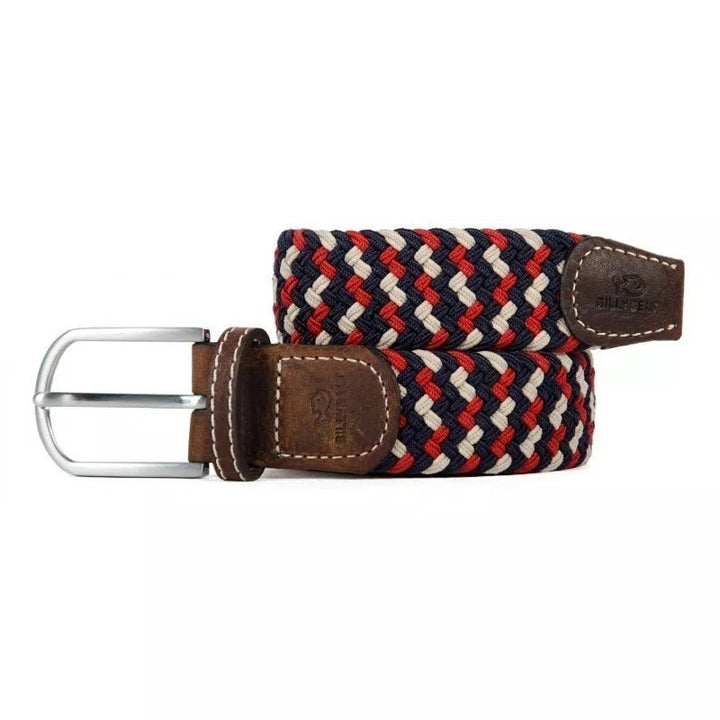 The Amsterdam Braided Belt Blue Multi - Merchant Menswear
