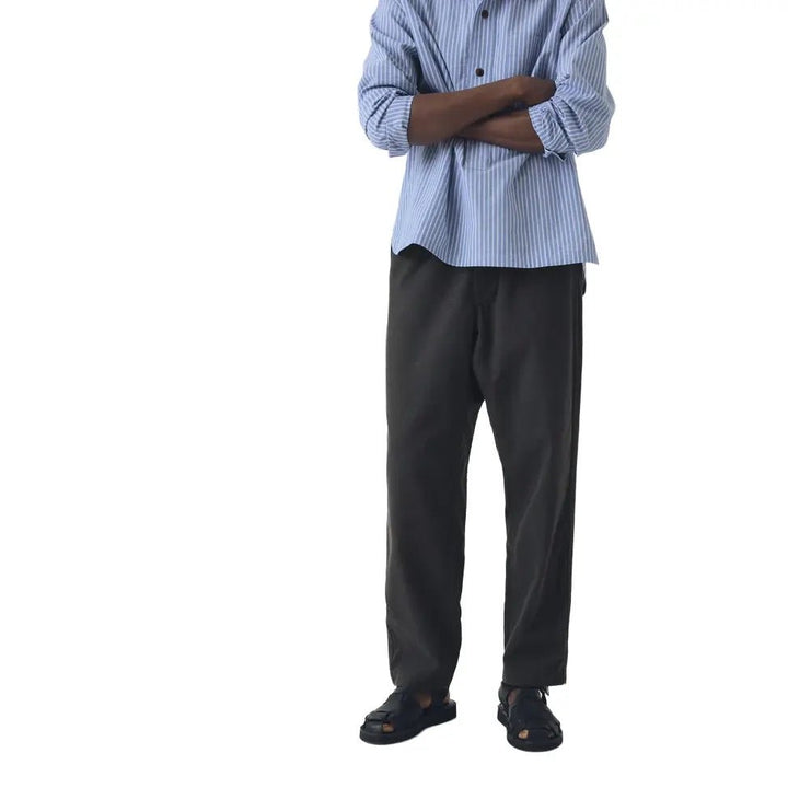 Toast Menswear Canvas Elasticated Trousers Prussian Blue - Merchant Menswear