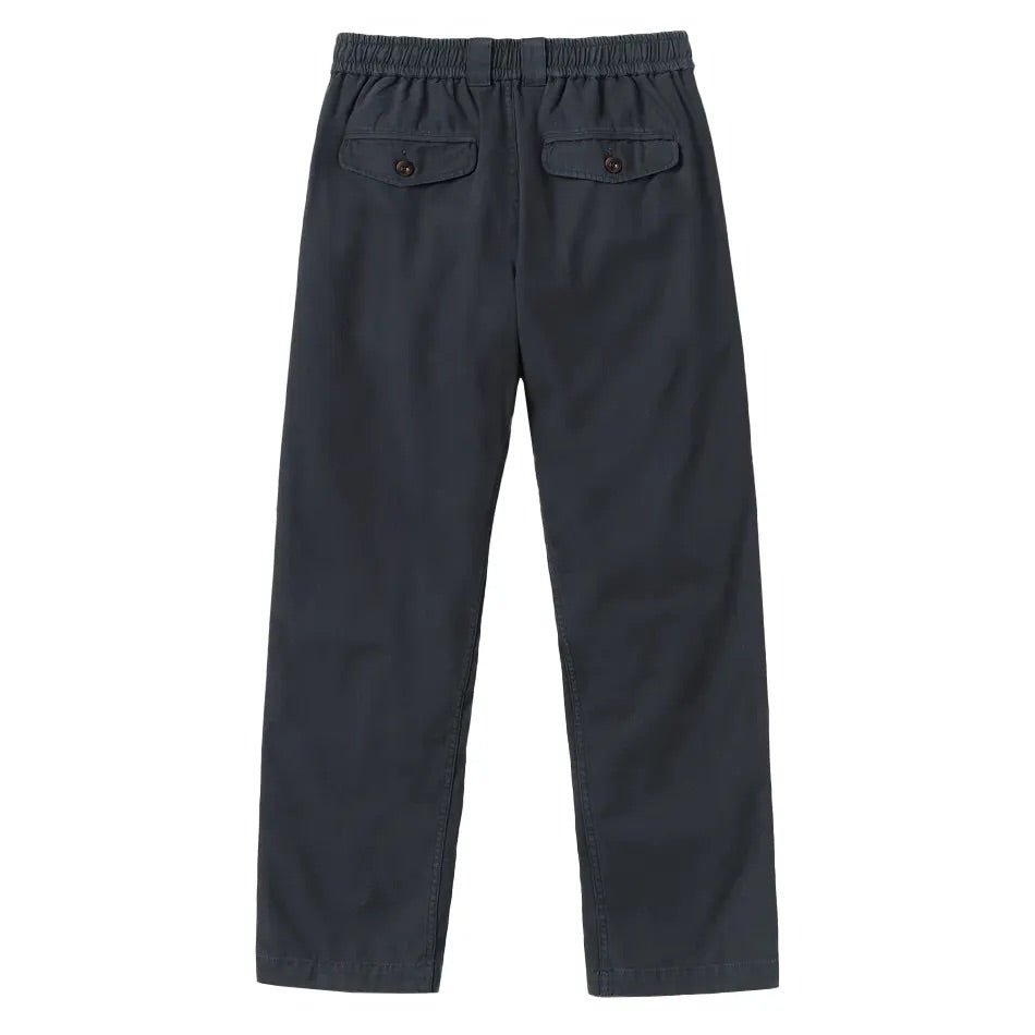 Toast Menswear Canvas Elasticated Trousers Prussian Blue - Merchant Menswear