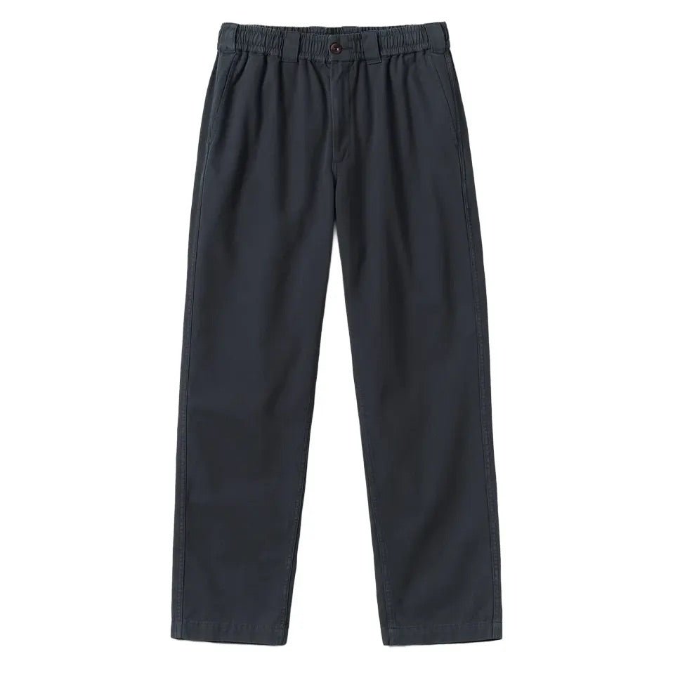 Toast Menswear Canvas Elasticated Trousers Prussian Blue - Merchant Menswear