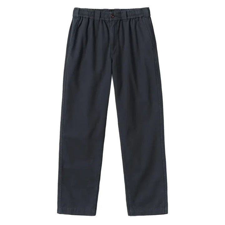 Toast Menswear Canvas Elasticated Trousers Prussian Blue - Merchant Menswear