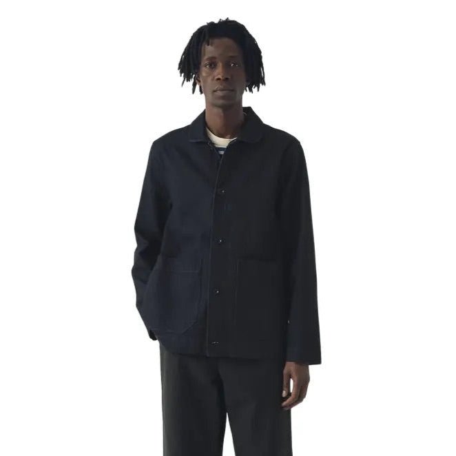 Toast Menswear Denim Chore Jacket Indigo Blue - Merchant Menswear