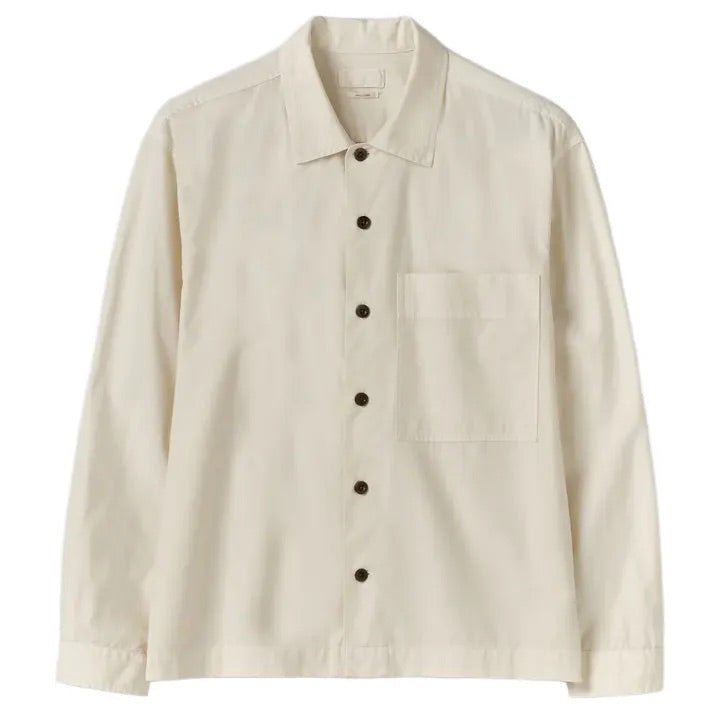 Toast Menswear Garment Dyed Oxford Shirt Ecru - Merchant Menswear