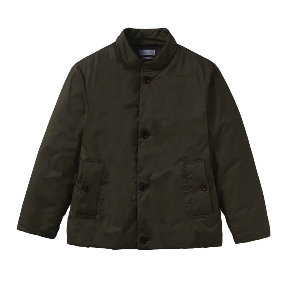 Toast Menswear Padded Stand Collar Jacket Iron Green - Merchant Menswear